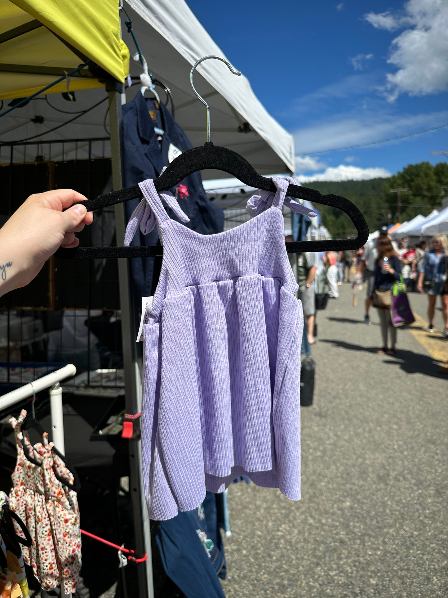 0-3m Lavender Tank Dress